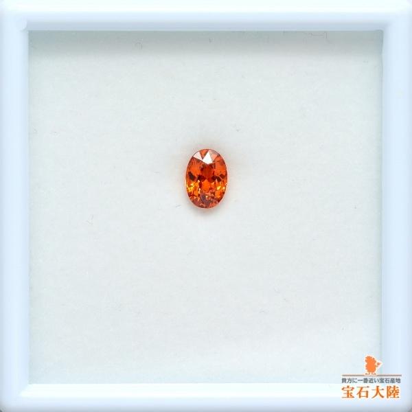 天然スペサルティンガーネット 1.09ct 【ブラウニッシュオレンジ】