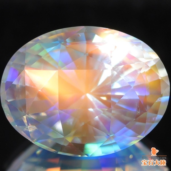 天然アンデシンラブラドライト 5.10ct 【幻想的レインボー】 極美品