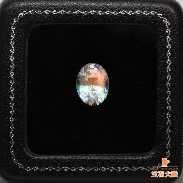 天然アンデシンラブラドライト 5.10ct 【幻想的レインボー】 極美品