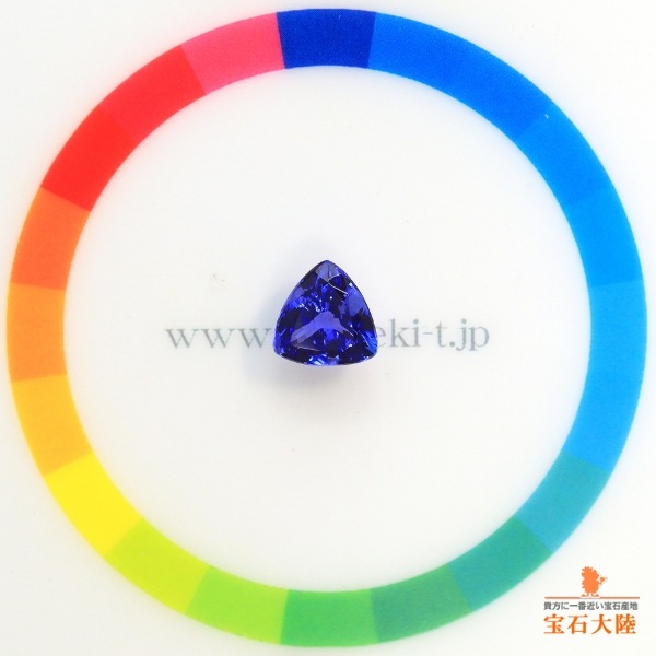天然タンザナイト 1.86ct 【美濃色】トリリアント