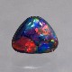 天然ブラックオパール 0.60ct 【レッド】 高品質