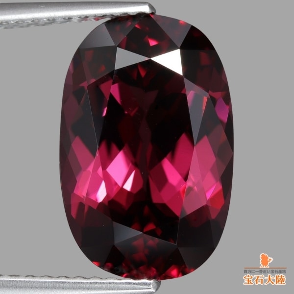 天然ロードライトガーネット 6.73ct 【妖艶な美濃色】 モザンビーク