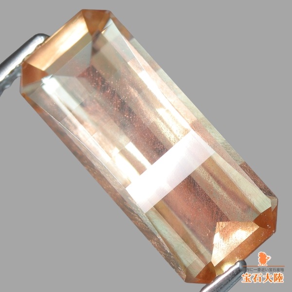 天然オレゴンサンストーン 3.32ct 【ピクセルカット】 ラブラドライト