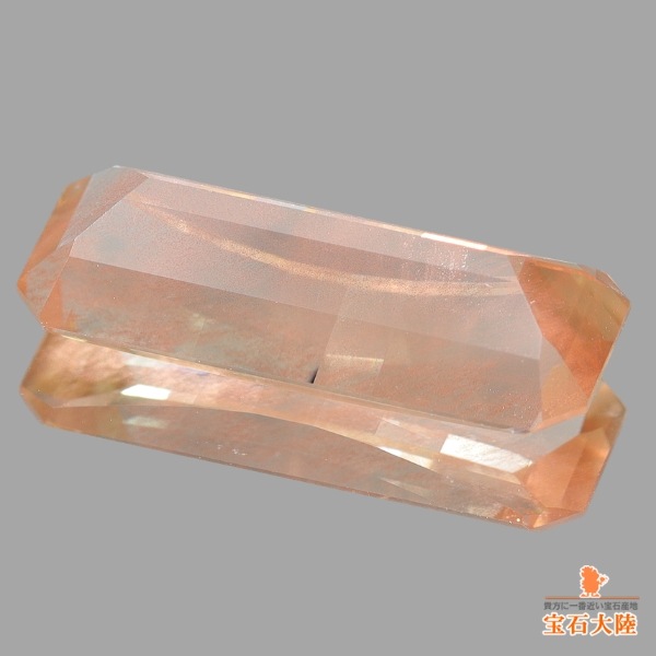 天然オレゴンサンストーン 3.32ct 【ピクセルカット】 ラブラドライト