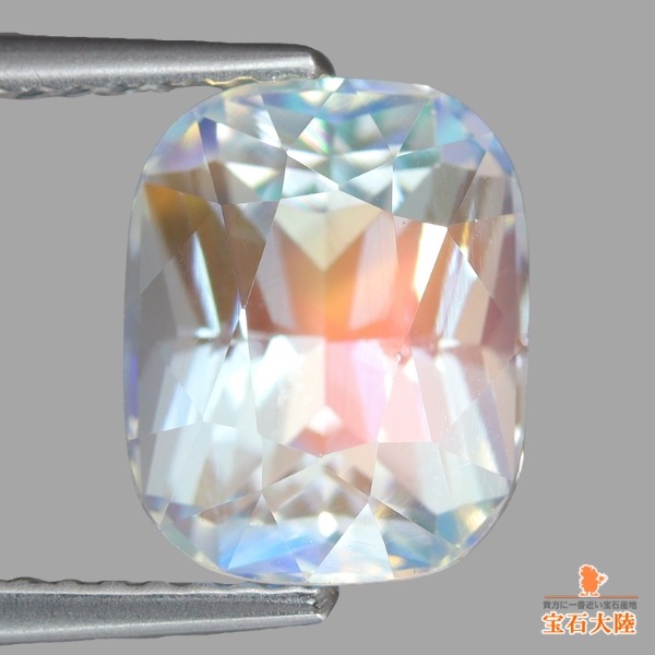 レインボーシラーにレインボー入り!?★アンデシンラブラドライト★オーダー受付中 天然アンデシンラブラドライト 2.87ct 【レインボーシラー】 美品