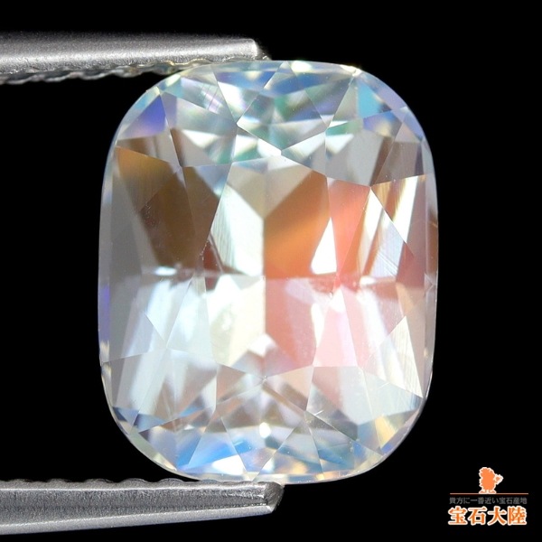 レインボーシラーにレインボー入り!?★アンデシンラブラドライト★オーダー受付中 天然アンデシンラブラドライト 2.87ct 【レインボーシラー】 美品