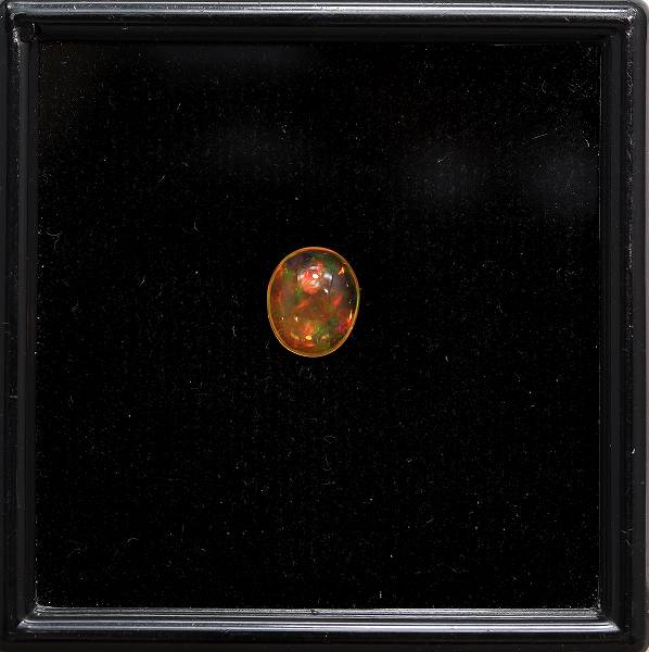 天然オパール 1.05ct 【メキシコ】 オレンジ遊色