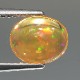 天然オパール 1.05ct 【メキシコ】 オレンジ遊色