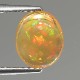 天然オパール 1.05ct 【メキシコ】 オレンジ遊色