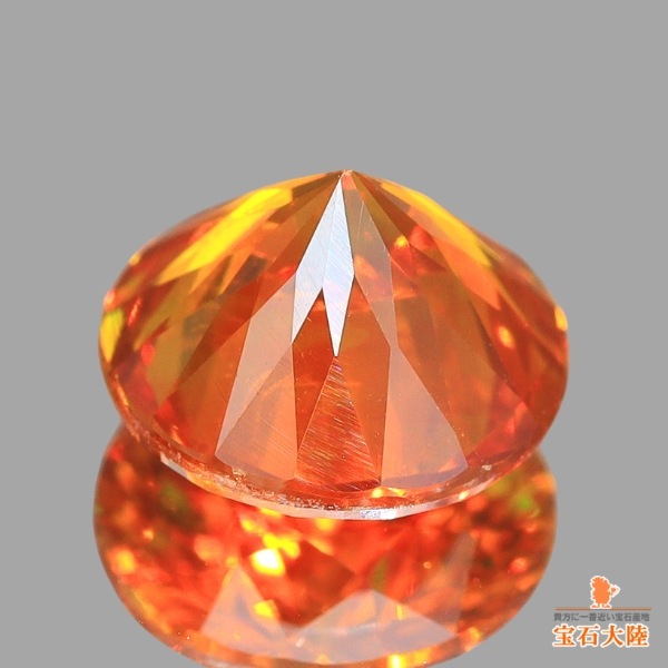 天然スファレライト 2.28ct 【煌めくオレンジ】 スペイン