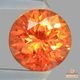 天然スファレライト 2.28ct 【煌めくオレンジ】 スペイン