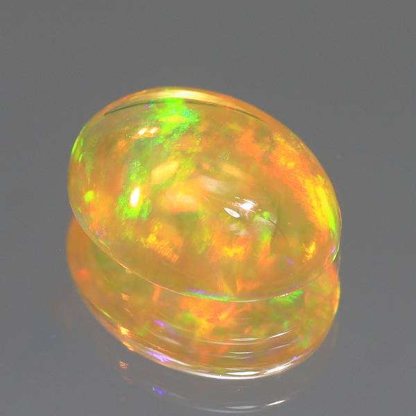 天然オパール 0.58ct 【メキシコ】 美遊色