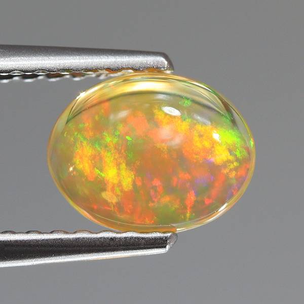 天然オパール 0.58ct 【メキシコ】 美遊色