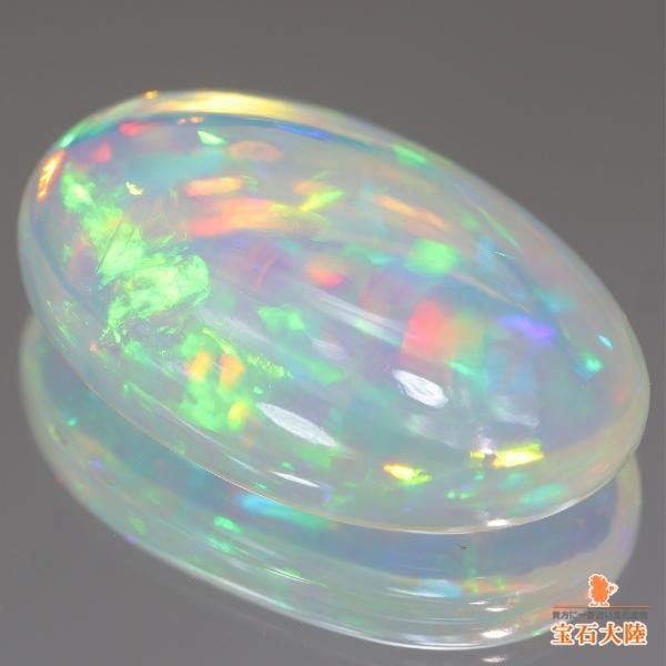 天然エチオピアオパール 9.18ct 【美遊色】 クリスタル