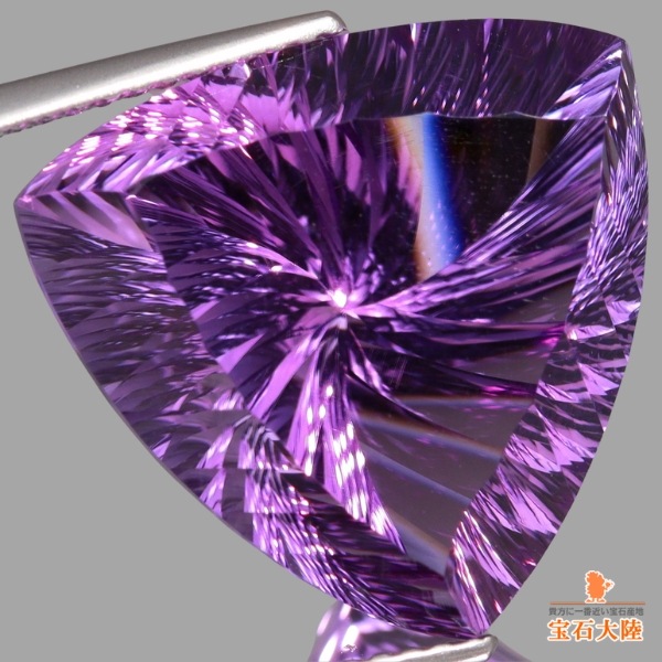 天然アメシスト 12.40ct 【アメリカンカット】 美品 ウルグアイ