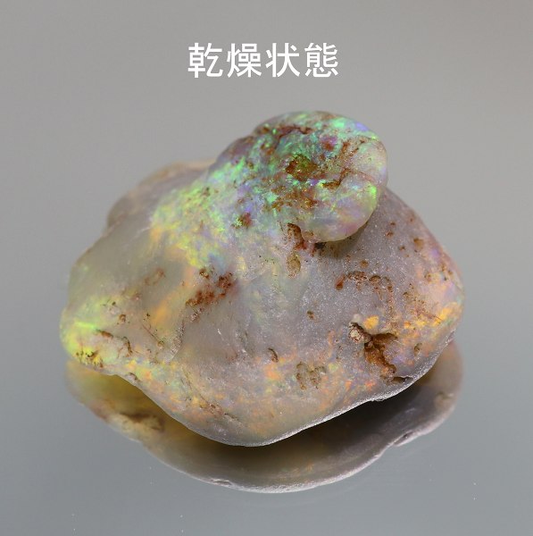 天然ブラックオパール 5.29ct 【骨化石】 オーストラリア