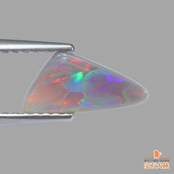 天然オパール 0.65ct 【オレンジ遊色】ライトニングリッジ