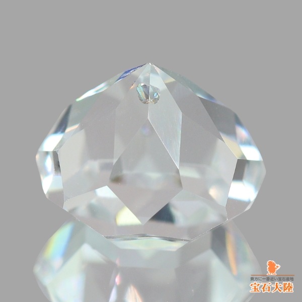 天然アナテースインクォーツ 4.67ct【万華鏡】カスタムカット