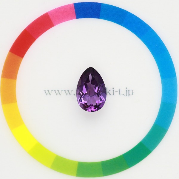 天然アメシスト 12×8mm  【ペアシェイプ】