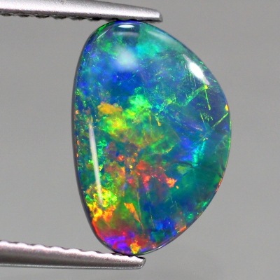 1.52ct天然ブラックオパール【鮮明発色】マルチカラー