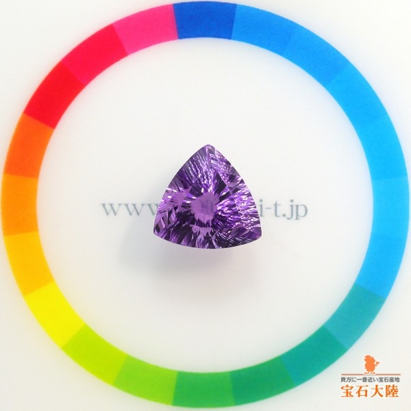 天然アメシスト 4.57ct 【アメリカンカット】 ウルグアイ