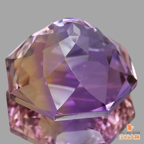 天然アメトリン 14.42ct 【カスタムローズ】 ボリビア 16mm