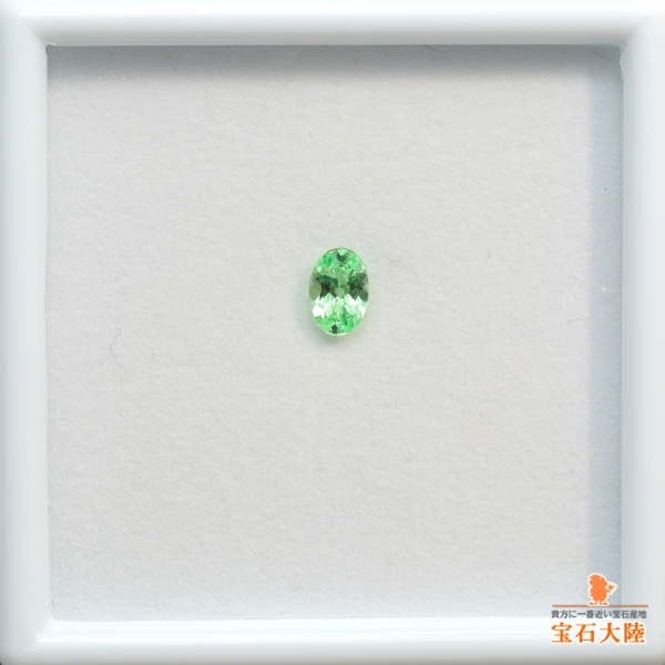 【タンザニア/メレラニ産】デマントイドガーネット 天然ミントガーネット 0.52ct 【メレラニ・UVタイプ】タンザニア