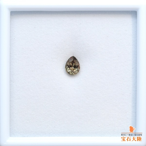 天然カラーチェンジガーネット 0.78ct 【ブラウン】 タンザニア