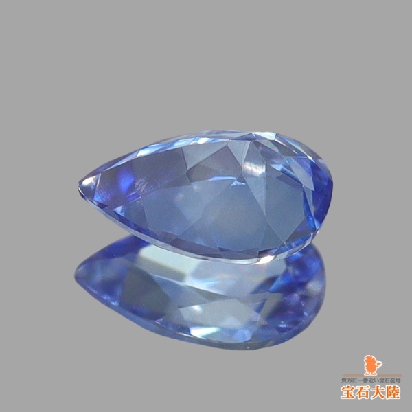 天然ベニトアイト 0.16ct 【煌めくブルー】 ペアシェイプカット 