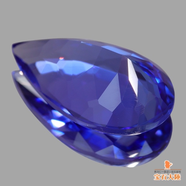 天然タンザナイト 4.42ct 【美パープリシュブルー】ペアシェイプ