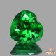天然ツァボライトガーネット 0.47ct 【タンザニア】 ハート
