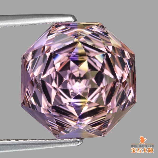 天然アメトリン 6.23ct 【カスタムローズ】ボリビア