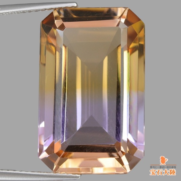 天然アメトリン 24.94ct 【ゴールド&ラベンダー】 ボリビア
