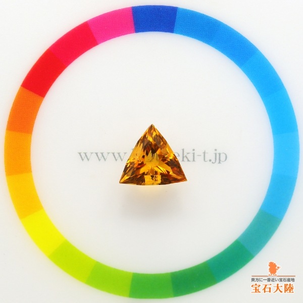 天然シトリン 2.25ct 【アメリカンカット】 ブラジル