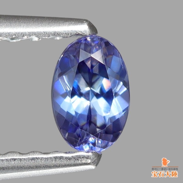 天然ベニトアイト 0.24ct 【煌めくブルー】 オーバル 
