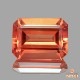 天然アンデシン 1.44ct 【オレンジレッド】 オクタゴンカット