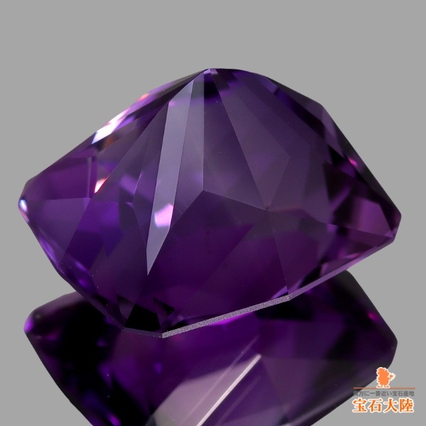 天然アメシスト 9.31ct 【高貴な濃紫】 アメリカンカット ウルグアイ