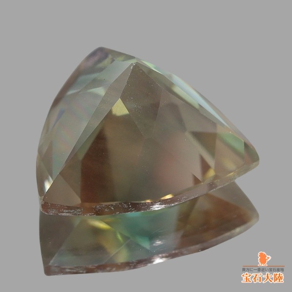 天然オレゴンサンストーン 2.77ct 【ラブラドライト】 美グリーン