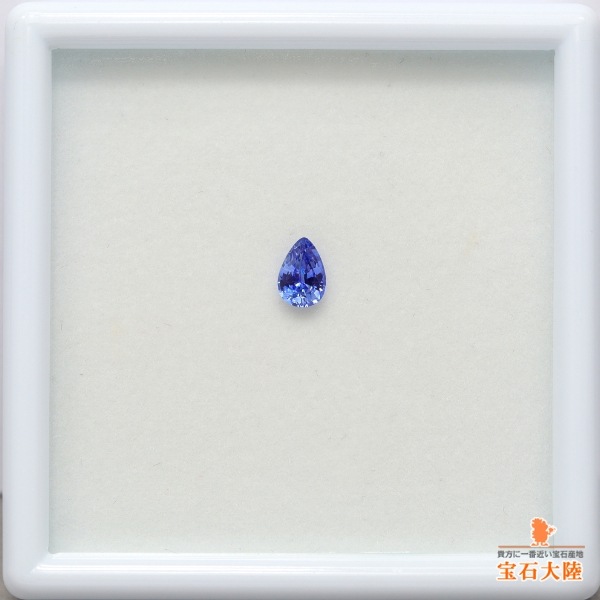 天然ブルーサファイア 0.46ct 【ペアシェイプ】スリランカ