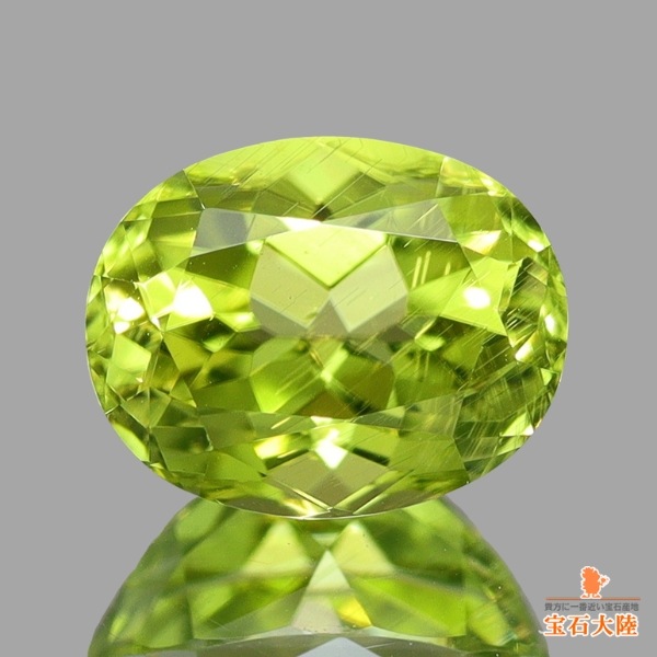 天然ペリドット 0.77ct 【隕石】美品 パラサイト