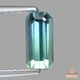 天然バイカラートルマリン 0.92ct 【美グラデーション】アフガニスタン
