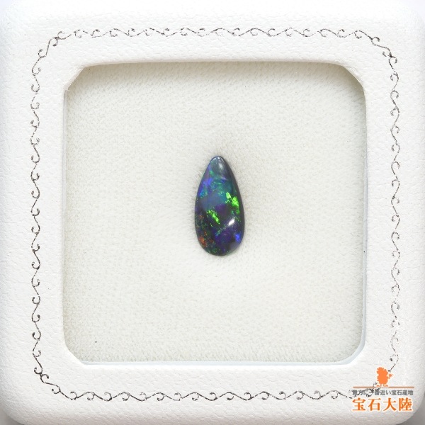 天然ブラックオパール 1.48ct 【マルチ遊色】ライトニングリッジ