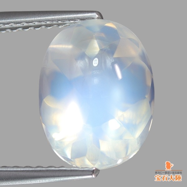 天然ムーンストーン 3.32ct 【神秘的ブルーシラー】高品質バフトップ