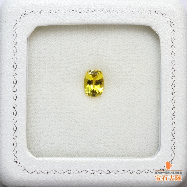 天然トルマリン 1.12ct 【カナリーイエロー】ナイジェリア 日独ソ付