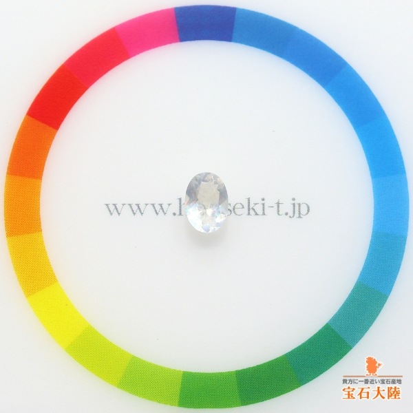 天然ウォーターオパール 0.42ct 【ファセットカット】 メキシコ