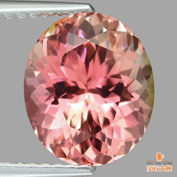 天然トルマリン 3.34ct 【煌めく春色ピンク】 ナイジェリア