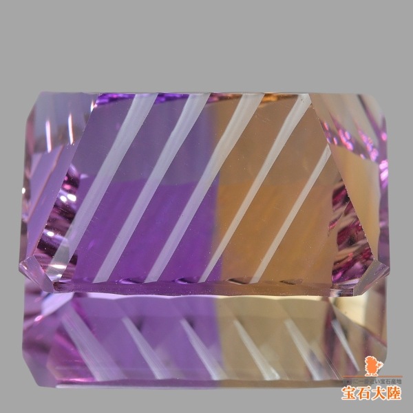 ❤アメトリン宝石カット❤約20ミリ❤虹ギラギラ入り❤美しいブレス❤