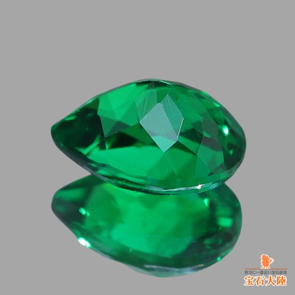 天然ツァボライトガーネット 0.45ct 【美発色】 タンザニア 日独ソ付