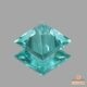 天然トルマリン 0.57ct 【ラグーンブルー】 美品 プリンセスカット