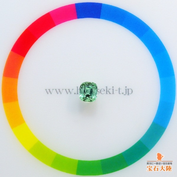 天然トルマリン 0.72ct 【ミントグリーン】アフガニスタン